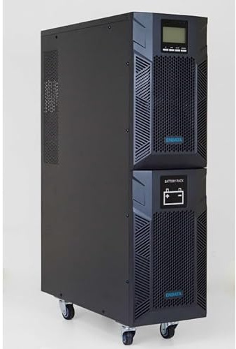 Endata SAI 10000 VA / 10 KVA Sistema de Alimentación Ininterrumpida, Online Monofásico de Doble Conversión, Serie C-Pro, Display LCD