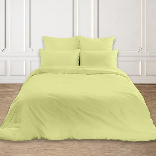 Rohi Easy Care plain Super King Duvet Cover set – Soft & Breathable Plum Bedding Set – Button Closure – Anti Allergy Quilt Cover Set with Pillowcases (Super King, Plum)