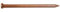 MAZE NAILS H61S-1 Hardened Fluted Masonry Round Wire Type Nail, 1-Pound 3-Inch
