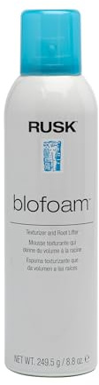RUSK Designer Collection Blofoam Extreme Texture and Root Lifter, Spray-On Texturizing Foam, 8.8 oz