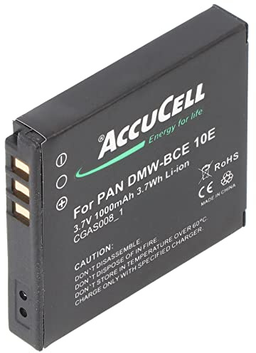 AccuCell Akku kompatibel mit Panasonic CGA-S008, DMW-BCE10