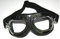 ATO-Helmets Fliegerbrille für Oldtimer Motorradbrille Retro Brille