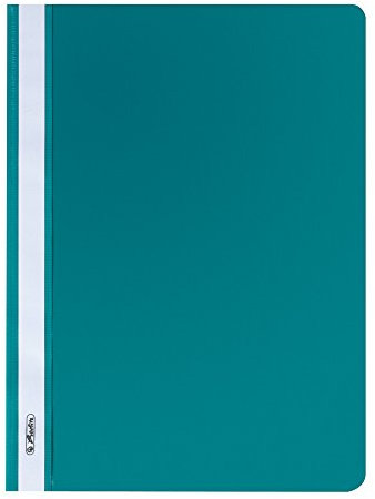 Herlitz Schnellhefter A4, Kunststoff, türkis, 10 Stück