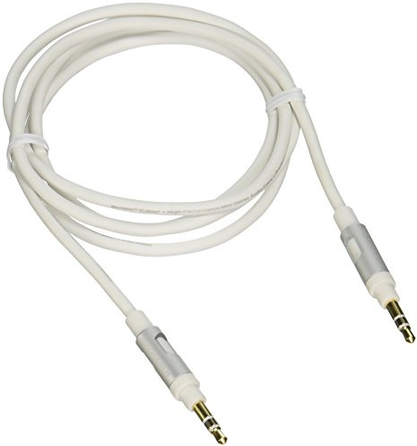 Câble Monster Mobile Audio Jack mini 3.5 mm - 1.2 mètre - White/Silver