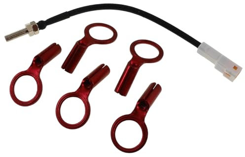 KOSO Temperatursensor, 0-250 Grad, weßer Stecker f. Zündkerze