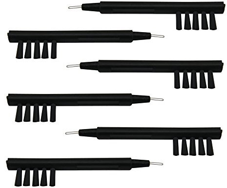 Rehear Amplificateur auditif Brosse de nettoyage avec Boucle de cire et Aimant (paquet de 6)
