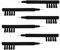 Rehear Hearing Amplifier Cleaning Brush with Wax Loop and Magnet (pack of 6)