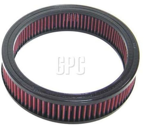 K&N E-1210 Waschbarer und wiederverwendbarer KFZ Tauschluftfilter Rot | Kompatibel mit: AUDI 100 C1 Stufenheck, 100 C2 Avant, 100 C2 Stufenheck, 100 C3 Avant, 100 C3 Stufenheck, 80 B1 Stufenheck