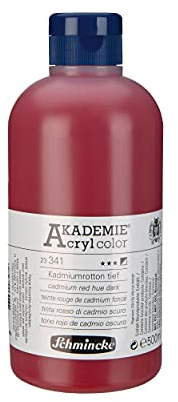 Schmincke AKADEMIE Acryl color Kadmiumrotton tief 500 ml, 23 341 028