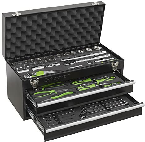 Siegen by Sealey 2 Drawer Portable Tool Chest with 90pc Tool Kit - S01055
