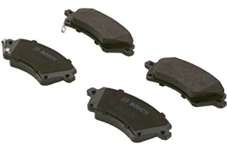 Bosch BP445 - Brake Pads Car Front Axle - 1 Set of 4 Pads | Bosch Quality - Reduced Noise and Dust - ECE-R90 Certified - Copper-Free
