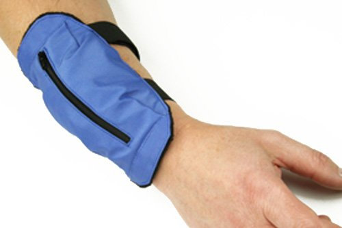 ANDREAS WIPPER Schlüsseltasche Blue Edition für Unterarm (Handgelenkumfang: ca. 16 cm bis ca. 25 cm)