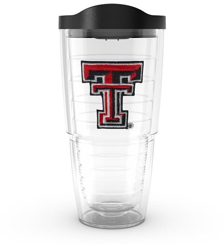 Tervis - Vaso termo con tapa, Tritan, transparente, 24oz