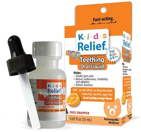 Kids Teething Oral Solution (Orange Flavour) (0.85oz) 25ml
