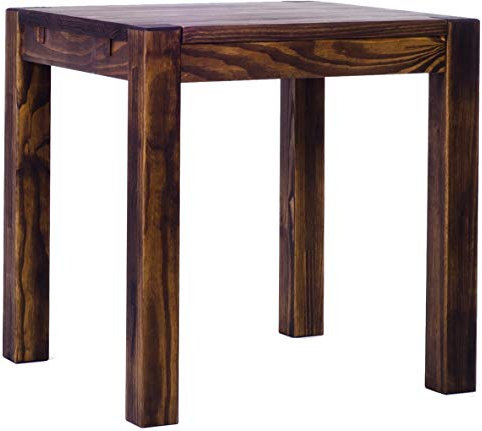 Esstisch Rio Kanto 73x73 cm Eiche antik Pinie Massivholz Größe und Farbe wählbar Esszimmertisch Küchentisch Holztisch Echtholz vorgerichtet für Ansteckplatten Tisch ausziehbar Brasilmöbel