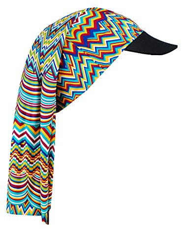 P.A.C. Visor Linea Multifunktionstuch - Coolmax Schlauchtuch, Kopftuch, Stirnband, Mütze, Kappe, Unisex, Neoprenschild