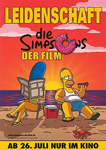 Die Simpsons - Der Film: Leidenschaft (2007) | original Filmplakat, Poster [Din A1, 59 x 84 cm]