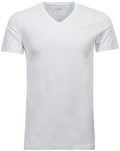 RAGMAN Herren 2 T-Shirt Doppelpack Bodyfit mit V-Ausschnitt