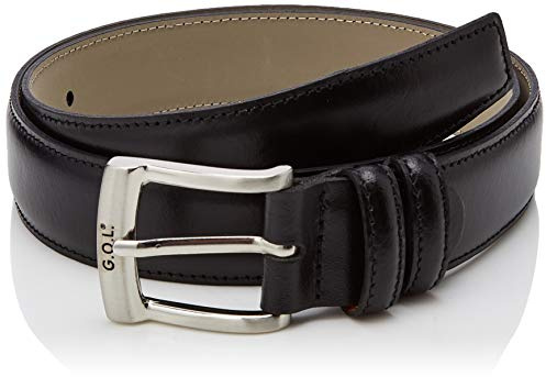 G.O.L. Jungen Ledergürtel , Schwarz (black 2) , 70