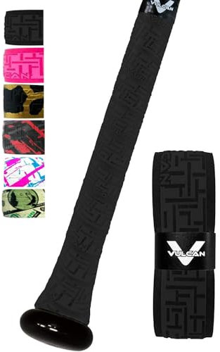 Vulcan Schlägergriff, 1,75 mm, Baseball/Softball, Schwarz