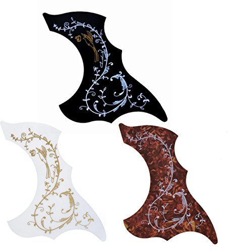 Kmise verschiedenen Kolibri Akustische Gitarre Pickguard selbstklebend Schlagbrett Pickguard 3 Stück