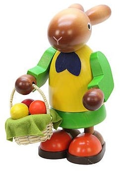 Ulbricht Osterhase Frau mit Eierkorb 17cm