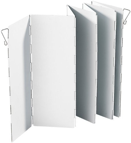 Semptec Urban Survival Technology Hornillos de Acampada - Protección contra el Viento Estufa: Parabrisas Plegable de Aluminio para Cocina de Gas (Protección contra el Viento Estufa Camping)