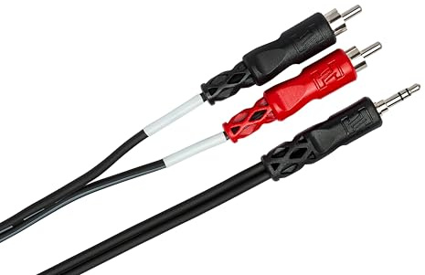 Hosa CMR-203 Câble Y TRS RCA Noir