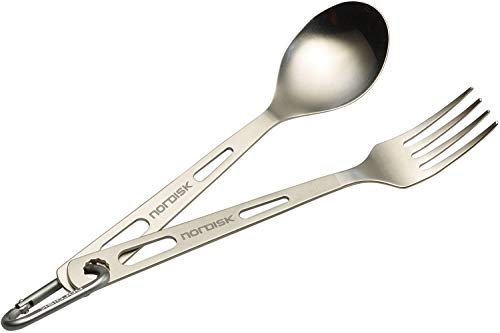 Relags Nordisk Titanbesteck-2er Set Besteck, Silber, One Size
