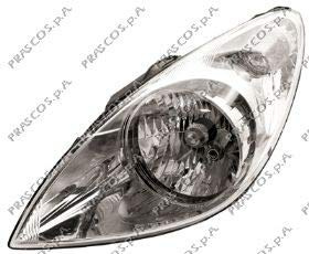 Prasco - HN2004804 - Hyundai - I20 - Mod. 01/08-01/12 - Scheinwerfer Links-H4-Mit Lwr-Mit Motor