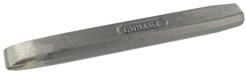 GUILLET 8702 Cincel de impacto (punta de metal duro, largo 190 mm), Negro