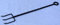 Traditional Twist Handle cast Iron Toasting Fork