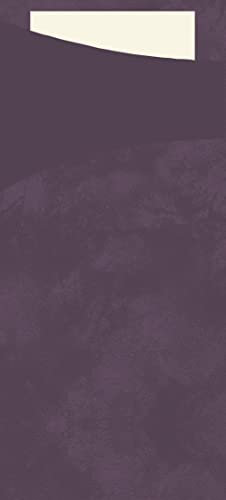Duni Serviettentasche Bestecktasche Sacchetto Plum 190x85 mm 100er Pck.