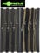 Korda Leadcore Leader Ring Swivel 3er Pack, Karpfenmontagen, Montagen zum Karpfenangeln, Ring Swivel Rig, Farbe:Weed/Silt (grün/Schlamm)