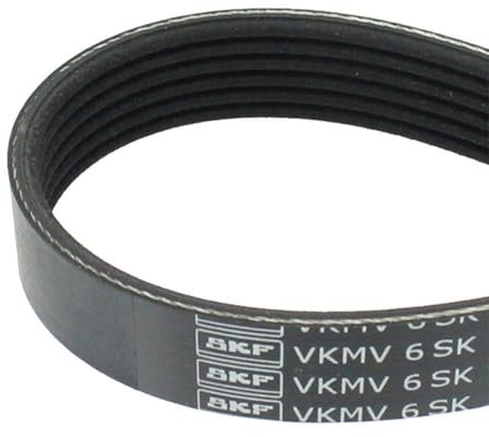 SKF VKMV 6SK1019 Keilrippenriemen, Schwarz
