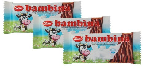 Zetti Bambina Vollmilchschokolade 3er Pack (3 x 100 g)
