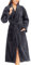 Vossen Damen Feeling-L Bademantel, Grau (Flanell 740), 52 (XL)