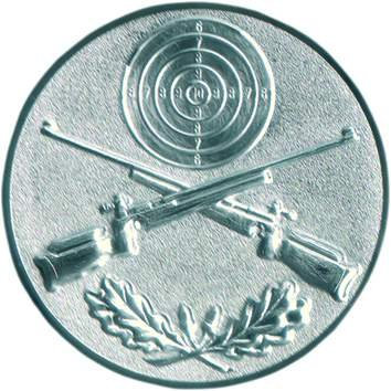 Pokal Emblem Gut Schuß - 50 mm/silber