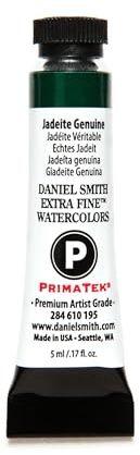 Daniel Smith Extra Fine Watercolor Paint, 5ml Tube, Jadeite Genuine, 284610195