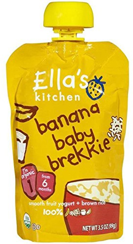 Ella'S Kitchen Banana Baby Brekkie Stage 1 From 6 Months 100G