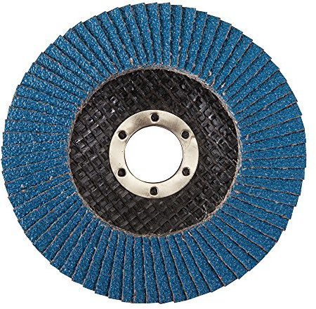 Silverline 633890 Zirkonium-Fächerscheibe 115 mm, 40er-Körnung