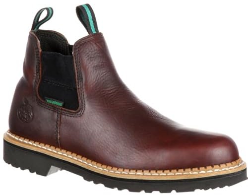 Georgia Giant Waterproof High Romeo Boot, Soggy Brown, Size 12(W)