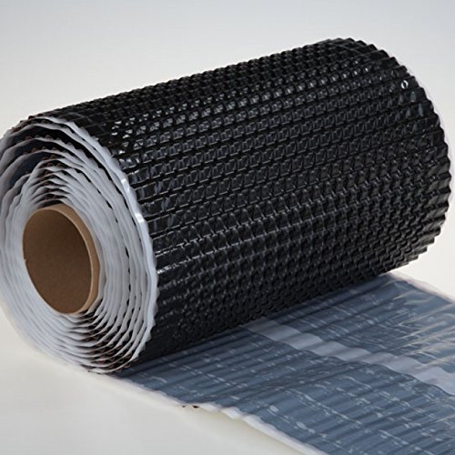 Kamin- und Anschlussband 5m anthrazit Dach Wand Gaube Butylband Abdichtung 3D flex Aluminium