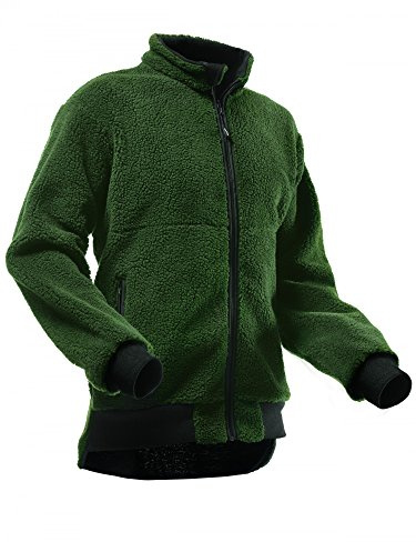 Pfanner warme Faserpelz Jacke Midland, Farbe:Oliv, Größe:XL