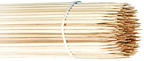 NatureStar Holzspieße mit Langspitze | Birkenholz | 20cm