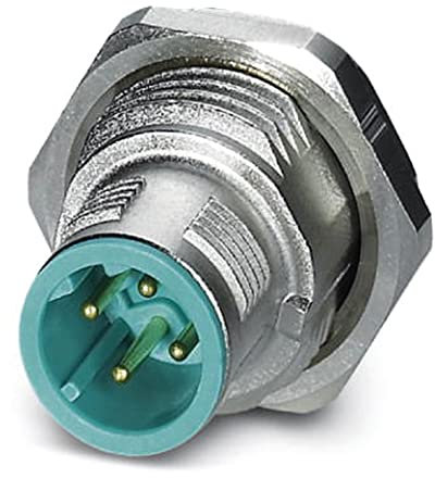 Phoenix Contact SACC M12 Rundsteckverbinder 4-polig IP 67, Packung a 20 Stück
