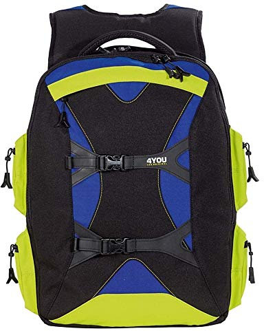 4 You Igrec Collection Rucksack mit Laptopfach 45 cm blue/yellow