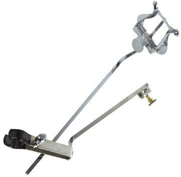 Ortola 5750 Notenständer mit Querflöte versilbert