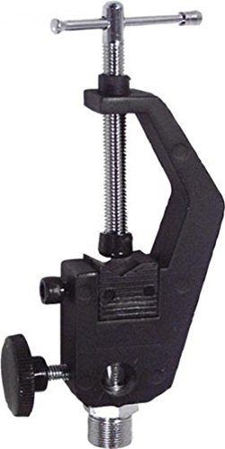 Black Metal G Clamp Microphone Holder for Surfaces up to 25 mm (1)