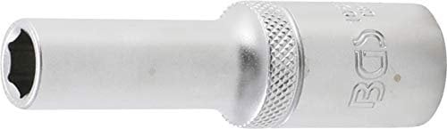 BGS 10550 | Llave de vaso hexagonal, larga | entrada 12,5 mm (1/2) | 10 mm